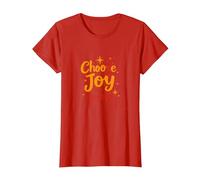 Elige la alegría sobre Todo inspiradora Cita de positividad Camiseta, Mujer, Rojo, S