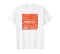 Elige la Vida. Abraza el Caos. Camiseta gráfica económica, Hombre, Blanco, XL