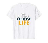 Elige la Vida: Inspirando la sabiduría de la Naturaleza para los buscadores de positividad Camiseta, Hombre, Blanco, 3XL