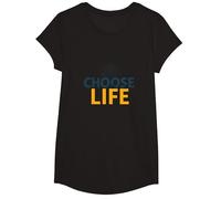Elige la Vida: Inspirando la sabiduría de la Naturaleza para los buscadores de positividad Camiseta, Niñas, Negro, Grande