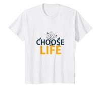 Elige la Vida: Inspirando la sabiduría de la Naturaleza para los buscadores de positividad Camiseta, Niños, Blanco, 4 años