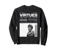 Elige la Virtud sobre la Comodidad Marcus Aurelius Stoic para Hombre y Mujer Sudadera