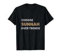 Elige Sunnah sobre Las Tendencias, diseño temático islámico Camiseta