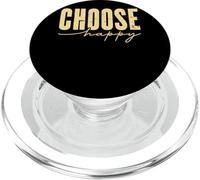 Elige una cita de positividad motivacional feliz PopSockets PopGrip para MagSafe