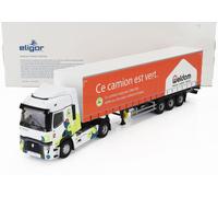 ELIGOR 1/43 MODELO DE CAMIÓN ESTÁTICO RENAULT T-LINE CAMIÓN LONADO WELDOM 2023