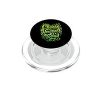 Elija Usted Mismo Hoy Cita de Salud Mental Groovy PopSockets PopGrip para MagSafe