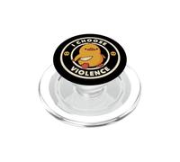 Elijo la Violencia - Actitud Divertida y Linda del Pato irónico - TFS PopSockets PopGrip para MagSafe