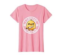 Elijo la Violencia Hoy, Pato la ironía y el Sarcasmo, Funny Duck Camiseta, Mujer, Rosado, L