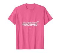 Elijo la Violencia: no ser percibido Gráfico Camiseta, Hombre, Rosa Jaspeado, 3XL