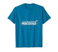 Elijo la Violencia: no ser percibido Gráfico Camiseta, Hombre, Zafiro, 3XL