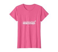 Elijo la Violencia: no ser percibido Gráfico Camiseta, Mujer, Rosa Jaspeado, 3XL