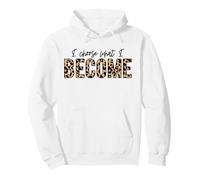 Elijo lo Que me convierto Positivo Amor Inspirar motivar Sudadera con Capucha
