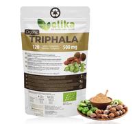 Elikafoods® BIO Triphala Orgánica 120 Comprimidos de 400 mg "Triphala Bio - El Equilibrante Milenario: Desintoxica tu Cuerpo y Mejora tu Tránsito"Limpia y Desintoxica el Colon" Vegana sin Gluten