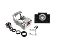 ELILANEY 1 Juego de soporte de tornillo de bola HM15-57 soporte del Motor de aluminio BF15 asiento de soporte final for Motor paso a paso SFU1605 Nema 23 Fijación soporte(C7)