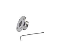 ELILANEY 1 Uds. Acoplamiento de soporte de eje guía diámetro interior 3mm 4mm 5mm 6mm 7mm 8mm 10mm 11mm 12mm brida rígida del eje óptico Eje ajustable(12mm)