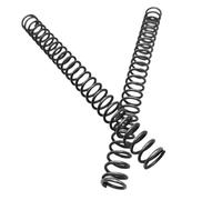ELILANEY 2 uds 300mm 11,81 "65Mn acero al manganeso con alto contenido de carbono Y en forma de resortes de Metal de retorno suave, diámetro de alambre de 0,3mm a 0,5mm elástico(300mm x 0.4mm x 2mm)