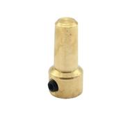 ELILANEY Acoplador de mandril de abrazadera de taladro de cobre, conector, manguito de conexión, bielas for eje de Motor de 3,17mm, 1 Uds. Eje ajustable