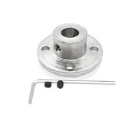 ELILANEY Acoplador de soporte de brida de acoplamiento rígido, 2 uds., 2mm, 3,17mm, 5mm, 6,35mm, 8mm, 10mm, 12mm, 14mm, conector de eje guía de Motor Eje ajustable(2mm)