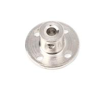 ELILANEY Acoplamiento de brida rígida de acero, 3mm, 4mm, 5mm, 6mm, 7mm, 8mm, 10mm, conector de Motor acoplador de eje guía, 1 Uds. Eje ajustable(4mm)