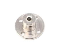 ELILANEY Acoplamiento de brida rígida de acero, 3mm, 4mm, 5mm, 6mm, 7mm, 8mm, 10mm, conector de Motor acoplador de eje guía, 1 Uds. Eje ajustable(3mm)