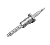 ELILANEY C5 DFU2505 Tornillo de bola de doble tuerca BK20 BF20 Extremo mecanizado Rosca derecha 20 mm de diámetro 5 mm Tornillo de bola de paso for mesa deslizante etapas