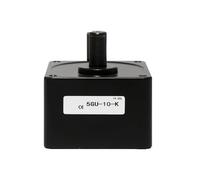 ELILANEY Caja de cambios con brida de 90x90mm, caja de cambios de reducción 5GU for Motor de velocidad Variable de CA de 90W, 120W, eje de 15mm, cabezal de engranaje 5RK90GU-CF 5RK120GU-CF Reducción d