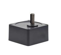 ELILANEY Caja de engranajes de reducción de brida de 104x104mm, relación 3:1 a 100:1, caja de engranajes con cabezal de engranaje de Motor reductor de velocidad, eje de salida de 15mm, 1 Uds. Reducció