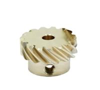 ELILANEY Engranaje helicoidal de 30T y 1 m, 45 grados, piñón espiral giratorio a izquierdas, 1 módulo, 30 dientes, engranaje escalonado de latón Engranajes helicoidales(25mm step 7mm bore)