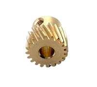 ELILANEY Engranaje helicoidal de cobre de 45 grados, módulo 0,5, piñón de eje escalonado zurdo, transmisión de inglete de 0,5 m, engranaje espiral Engranajes helicoidales(28t 5mm bore)
