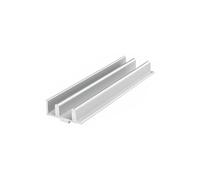 ELILANEY Guía de marco de puerta corredera de riel de aluminio 4040, guías deslizantes suaves for grabado de cámaras, muebles, trabajo de madera, 2 uds. fijación montaje(550mm 21.65" long)