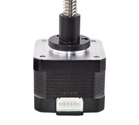 ELILANEY Motor paso a paso de tornillo Tr8x4 Nema 17, tornillo T8 de 150mm de largo, 0,4a, 26N.cm, 36,8oz.in, Motor paso a paso lineal externo de 4 líneas y 42mm Controlador de máquina