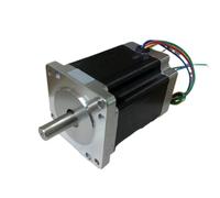 ELILANEY Motor paso a paso híbrido de 86 mm, 21 kg.cm, 2,1 Nm, 4,0 A, motor paso a paso Nema 34, eje de 14 mm, sin chavetero, 2 fases, 4 cables, motor paso a paso de 86 x 86 x 76 mm Controlador de máq