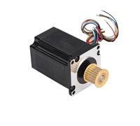 ELILANEY Motor paso a paso Nema 23 con brida de 57 mm, 0,9 Nm, 1,2 Nm, trifásico, 6 cables, 5,8 A, 6,35 mm, eje de 8 mm, 24 dientes, rueda de 26 mm. Controlador de máquina(8mm shaft)