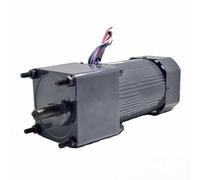 ELILANEY Motor reductor de velocidad monofásico 6M200GU-C, 200W, 220V CA, marco de 104x104mm, Motor de amortiguación invertida con controlador de velocidad Reducción de par(5K)