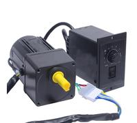 ELILANEY Motorreductor monofásico de 220 V CA de 70 x 70 mm 3RK15RGN-C, motor de velocidad ajustable, motor reversible de velocidad variable de 15 W Reducción de par(20K 62RPM)