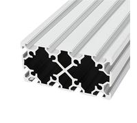 ELILANEY Perfil de aluminio 60120 de alta resistencia, 1 metro, estándar europeo, 60 x 120 mm, marco de extrusión for bastidor de equipos. Borde soporte