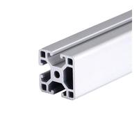 ELILANEY Perfil de tubo cuadrado 4040 de alta resistencia con sello de un solo lado, perfil de aluminio de 40 x 40 mm, marco de riel lineal for línea de montaje Borde soporte(500mm long)