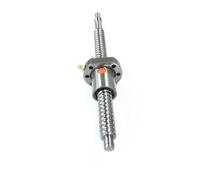 ELILANEY Tornillo de bola de rodillo SFU2505 de plomo de 25mm de diámetro y 5mm de grado C7 con tuerca de bola de brida, extremo BK20 BF20 mecanizado for máquinas de grabado viaje por etapas(900mm)