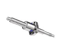 ELILANEY Tornillo de bola SFU4005 con rosca izquierda, 40mm de diámetro, 5mm de plomo, extremo BK30 BF30, tornillo de bola mecanizado de grado C5 con tuerca única viaje por etapas(700MM)