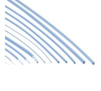 ELILANEY Tubo termocontraíble de PTFE de 0,5 mm a 15 mm de diámetro Relación de contracción 1.7:1 260 ℃ Tubo de alta temperatura 600 V translúcido Transporte Flexible(0.5mm)