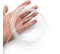 ELILANEY Tubo termorretráctil de plástico PTFE, diámetro de 16mm a 40mm, FEP F46, relación de contracción 1,3:1, 200 ℃, alta temperatura, 600V, translúcido, 1 metro Transporte Flexible(40mm)