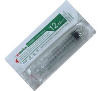 Elimedical 12ml/cc Luer Lock herramienta de jeringa de medición para laboratorios científicos, riego de plantas y alimentación de mascotas,100 piezas / Caja