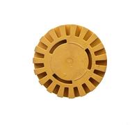 Eliminación de calcomanías de vinilo a rayas adhesivas y recortadas de rueda de extracción de goma de 4 pulgadas, 100 mm x 20 mm, con vástago de 6 mm, adaptador de taladro eléctrico, borrador para