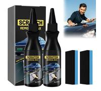 Eliminador Arañazos Vehículos, 2025 Upgrade Car Scratch Remover Kit with Wipe Sponge, Car Polishing Wax Scratch Remover for Deep Scratches (2PCS)