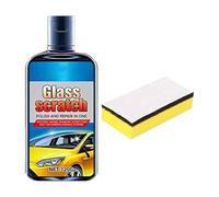 Eliminador de arañazos de cristal para coche, 120 ml, líquido de reparación, eliminador de arañazos de coche, agente de claridad para el hogar, coche, SUV, caravana, ventana, parabrisas, limpieza y
