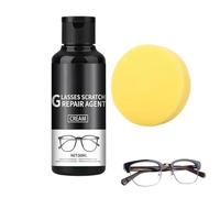 Eliminador de arañazos de gafas: de reparación de gafas, solución de aplicador de esponja, kit de limpieza portátil | hogar, escuela, oficina, viajes, kit de herramientas de visión, uso portátil