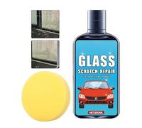 Eliminador de arañazos de ventanas - 120 ml | Kit de restauración de cristal | Pulidor profesional para la reparación de cristales de vehículos, elimina las manchas finas, vórtices y neblina de