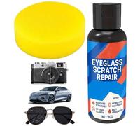 Eliminador de arañazos en gafas, limpieza profunda de 30 g, para reparación de cristales y arañazos, limpiadora para protección de brillo, mantenimiento y cuidado de gafas de sol, teléfonos