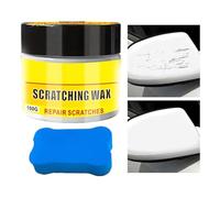Eliminador De Arañazos Para Coche,Eliminador De Marcas Y Restaurador - 100g Cera Eliminadora De Rayas Con Esponja Para Acabado Brillante En Motos, Cascos De Barco, Caravanas Y