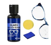 Eliminador de arañazos para gafas, loción de 30 ml para eliminar arañazos de lentes, cuidado del revestimiento de gafas, gafas de sol, lentes de cámara de teléfono móvil